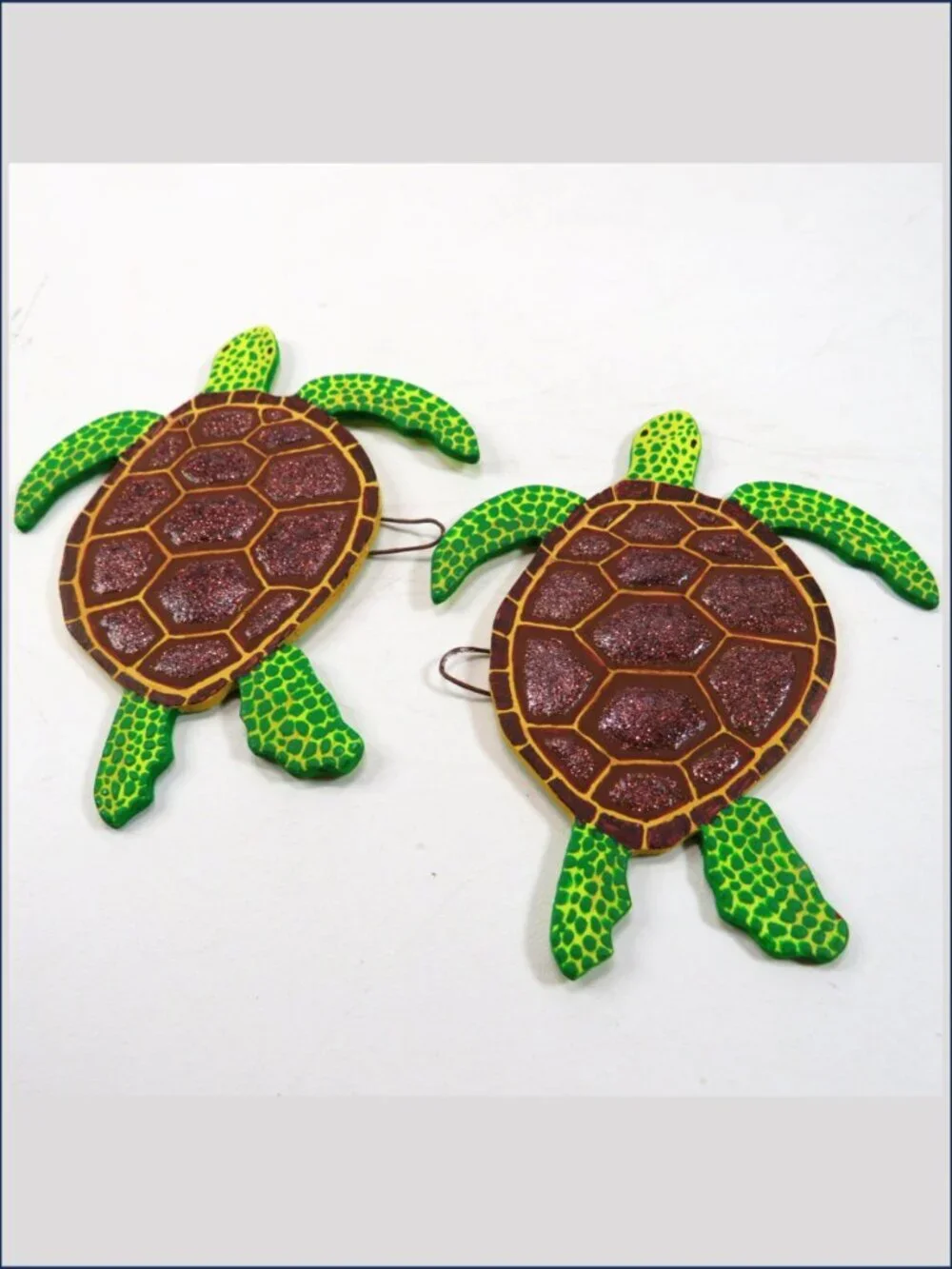 Hand Painted Sea Turtle Starfish Wood Shapes Beach Cocktail Umbrellas Craft Lot